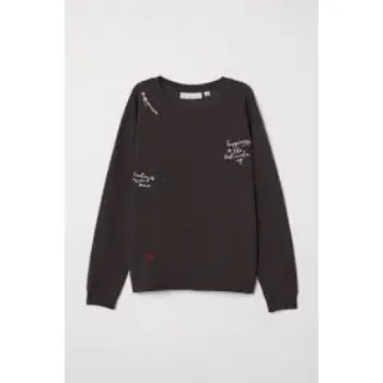 Embroidered sweatshirt